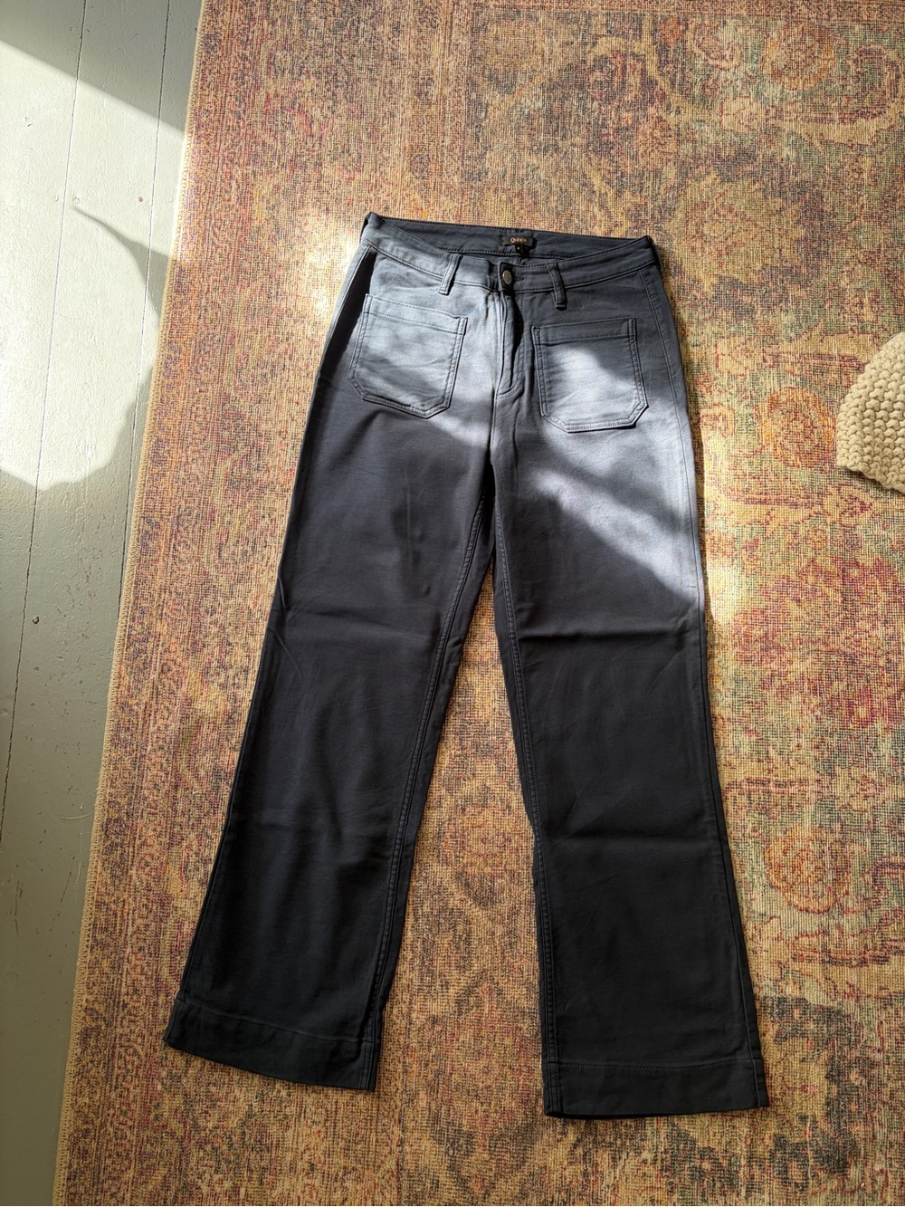 Quince French Terry Wide-Leg Jeans - Picture 4 of 5